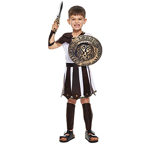 EraSpooky Costume da Gladiatore Romano per Bambini...