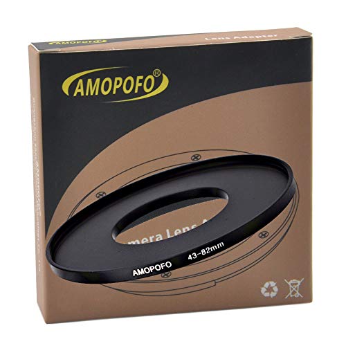 Image of 43mm Lens to 82mm Camera Filter Ring Compatible with for All Brands 43mm Lens and 82mm UV,ND,CPL Camera Filter Accessories