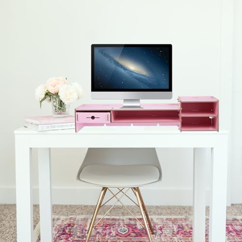 Support moniteur PC tiroir idéal pour bureau et école - 7