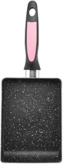 Dciustfhe Tamagoyaki Pan Japanese Omelette Pan, Egg Pan with Non-Stick Coating for Making Omelettes or Crepes (Pink)