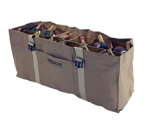 Higdon Outdoors 24-Slot Duck Decoy Bag | Adjustable X-Slot