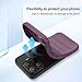 BonYonka Silicone Case for Xiaomi 15T Pro, Anti-Scratch Microfiber Lining, Shockproof Case with Camera Protection, Purple