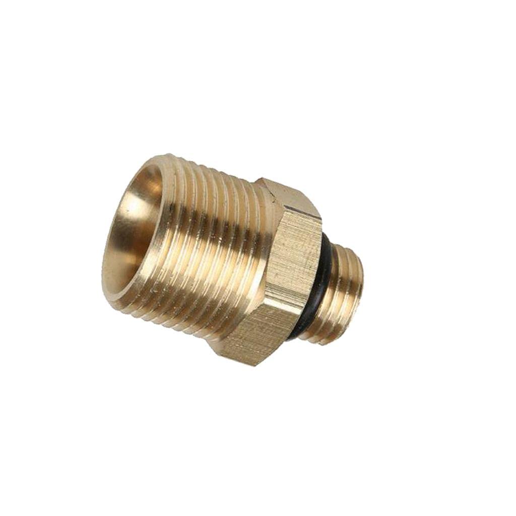 ATORSE® M22/14 To G1/4 Snow Foam Lance Connector Pressure Washer Adapter Brass-image-13