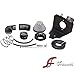 AF Dynamic Black Air Filter Intake Systems with Heat Shield 2010-2012 Compatible With Coupe 2.0T 2.0 Turbo 1012-HG4-HS