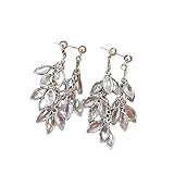 S925 - Pendientes de corazón con perlas en forma de corazón, circonita brillante, joyería elegante para mujer, ideal para aniversarios, compromisos, ocasiones especiales