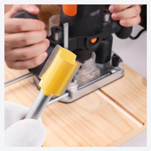 EilxMag 100 Pieces Router Bit Set, Router Bits 1/4 Inch Shank with Aluminum Storage Case Tungsten Carbide Router Bits Kit for Professional Woodworking