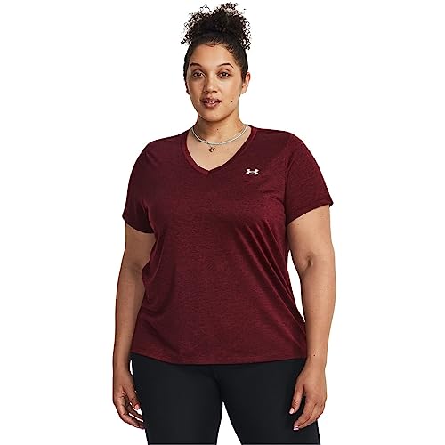 Image of Under Armour Plus Size Tech Solid Short Sleeve V-Neck
