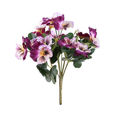 starlit Artificial Flower 5 Fork Pansy Creative Home Furnishes Silk Flower Artificial Flower Simulation Flower Simulation Plant