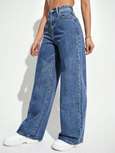 Image of KOTTY Women's Straight Fit High-Rise Stretchable Jeans