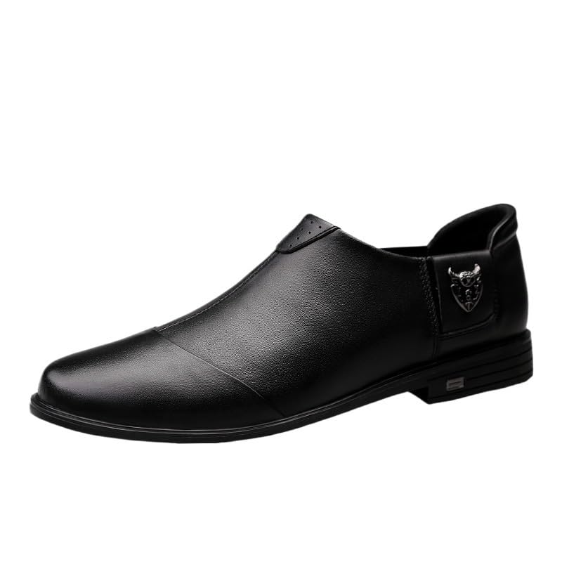 Men's Formal Shoes Business Anti-Slip Non Slip Resistant Classic Casual Slip On Breathable Spanish Leather