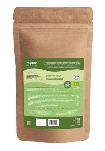 Bio Kokosblütenzucker Monte Nativo (1000g) - Kokoszucker - Kokosnuss Zucker - Zuckerersatz gesund - 100% naturrein - Ideal zur Zugabe in Smoothies, Säfte, Moon Milk, Goldene Milch