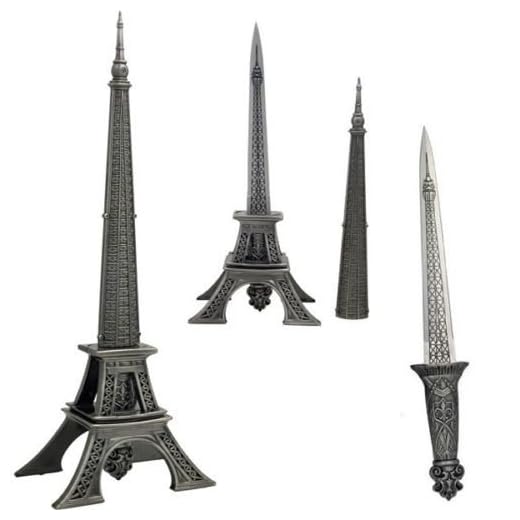 Eiffel Tower Dagger 10" Letter Opener