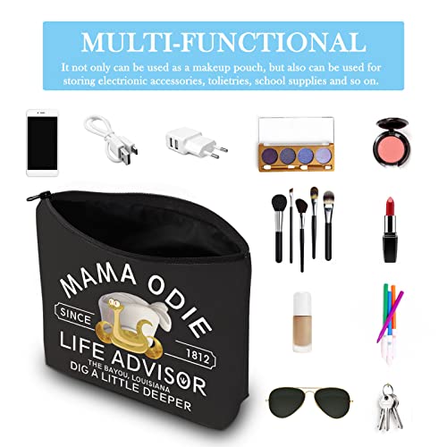 Mama Odie with Snake Inspired Zipper Pouch Frogs Movie Fans Gift Tiana Princess Makeup Bag (Mama Odie Bag EU) - Image 3