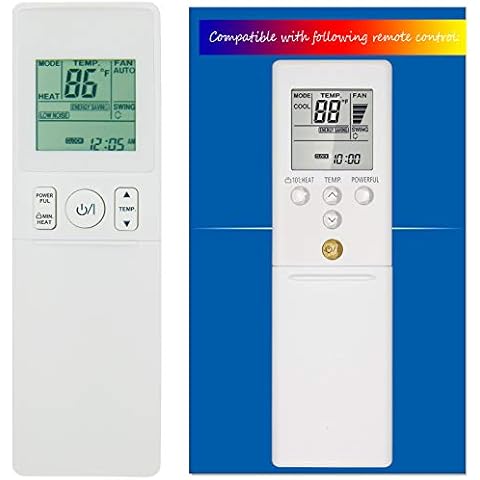 YING RAY Replacement for Fujitsu Air Conditioner Remote Control AR-REG1U ARREG1U AGU9RLF AGU12RLF AGU15RLF ASU7RLF1 ASU9RLF1 ASU12RLF1 ASU15RLF1 Display in Both Fahrenheit and Celsius Cover
