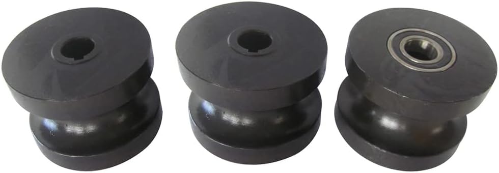 KAKA INDUSTRIAL Pipe Rollers for TR-50L, Round Pipe Roller Dies, Compatible With Tube Roller TR-50L (1''Pipe(1.315''OD) Rollers for TR-50L)