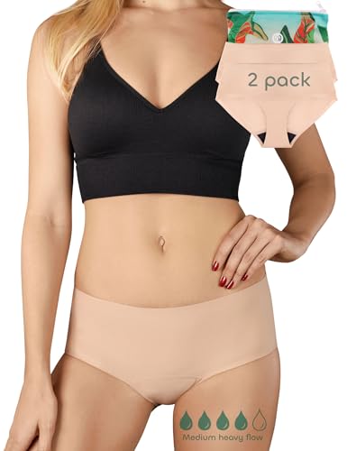 BeMee Daytime Seamless Hipster, hauchdünner Perioden-Slip für Damen,...