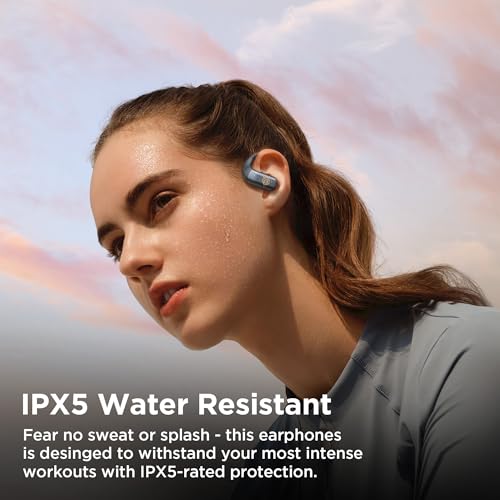 BUGANI Open Ear Headphones, Bluetooth 5.4 Wireless Earbuds with 60H Playtime, ENC Noise Cancelling Mic for Clear Calls, IPX5 Waterproof Sports Earphones for Running Workout Cycling - image 2