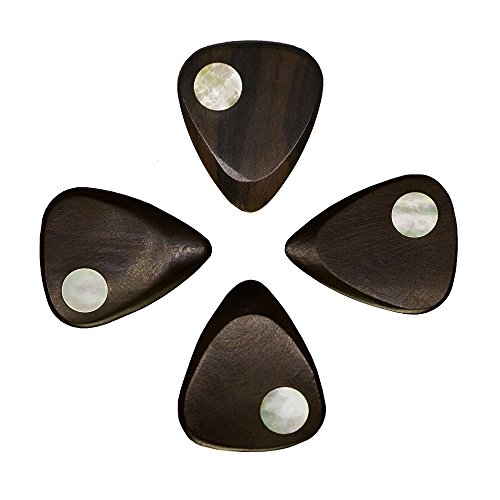 Médiators pour guitare Planet Tones lot de 4 pour éliminer les bruits de plastique
