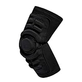 AfinderDE Ellbogenschoner mit dicken Crashproof Schwammpolstern Ellenbogenbandage Atmungsaktive Ellenbogenstütze Armlinge Ellenbogenpad Kompression Armschutz für Basketball Fußball Volleyball Handball