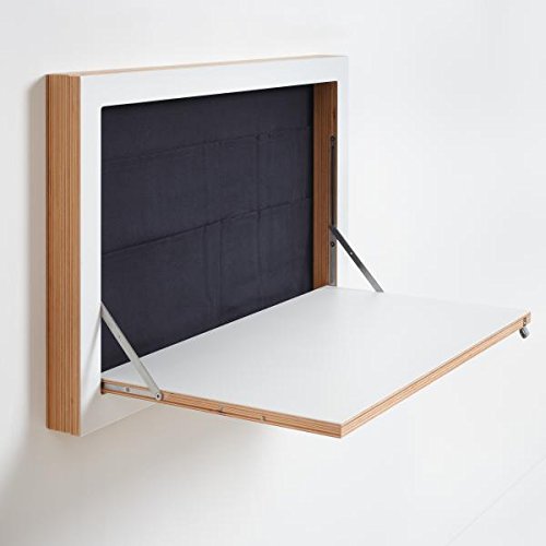 Ambivalenz - Bureau pliable - Secrétaire d'État Fläpps - 80 x 50 cm - Blanc