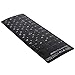 Shanrya Autocollant de Clavier de Langue, Lettre Blanche Autocollant de Clavier hébreu Universel Anti-poussière étanche pour Ordinateur Portable 10 à 17 Pouces pour Ordinateur Portable pour Bureau