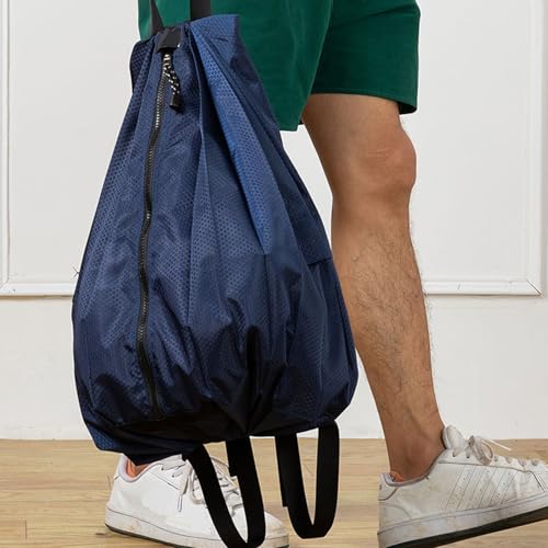 Mochila packable azul ideal para excursiones de fin de semana y camping 3