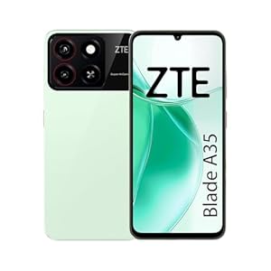 ZTE Blade A35 Smartphone (4G) 6,75 Zoll (16,75 cm) Android 14 Unisoc SC9863A AMOLED-Display 90Hz Dual SIM Akku 5000mAh Grün