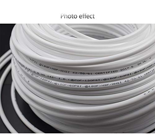 PureSec White 3/8" RO Tubing at 70°F-120PSI to 150°F-60PSI(30 Feet)