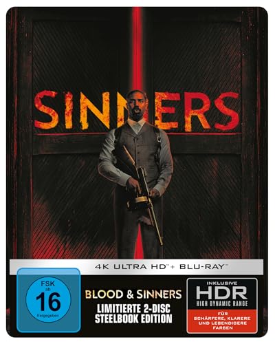 Blood and Sinners – 4K Steelbook (UHD + Blu-ray Disc)