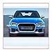 Compatible For Audi A3 S3 RS3 2017 2018 2019 2020 Fog lamp frame Front Bumper Fog Light Grille Cover Bottom Grill body kit Car Accessories(Right)
