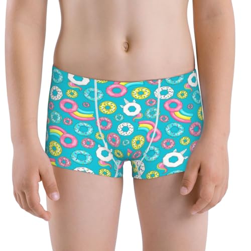 Boys' Cotton Boxer Brief Soft Underwear-Donut