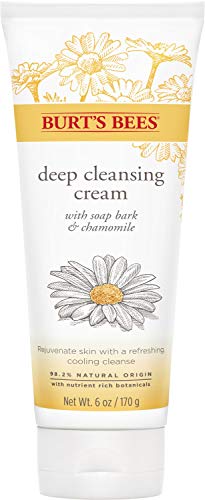 Burt's Bees Soap Bark and Chamomile Deep Cleansing Cream, 6 Ounces