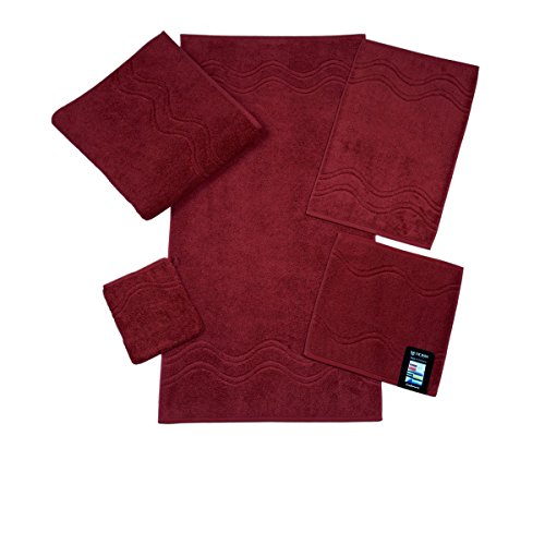 Preisvergleich Produktbild Cashmere, Frottier-Seiftuch-30x30 cm, Uni, vino
