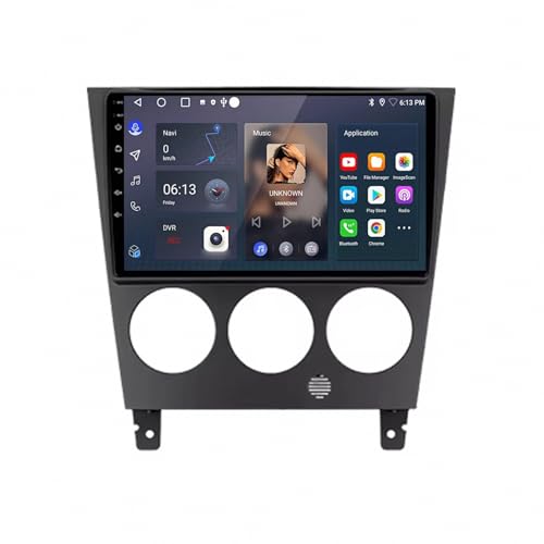 Navegación GPS 2 DIN para Renault Logan 1 con Carplay inalámbrico y pantalla táctil fluida