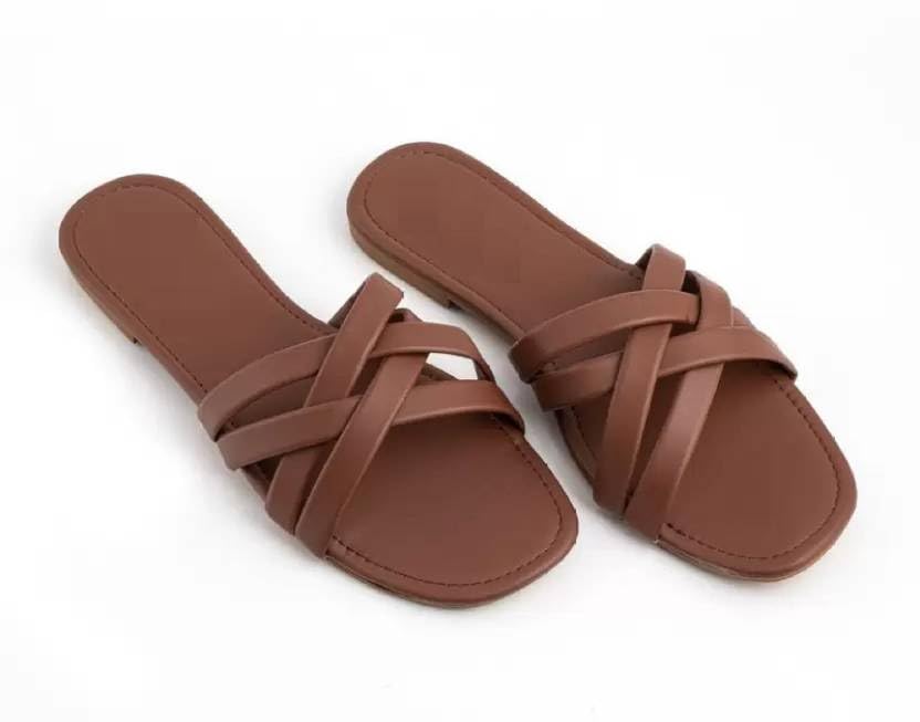 LEEFANT Fashion Sandal for Womens | Flip Flop Slippers for Women (BTS-SKY-BRN-5) (B0CW6KT7RW) Amazon Price History, Amazon Price Tracker