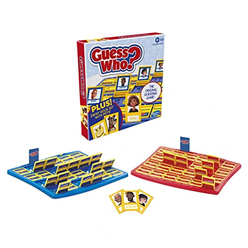 Hasbro Gaming Guess Who? Board Game With People And Pets, Kids Ages 6 And Up (Amazon Exclusive) #TOP1