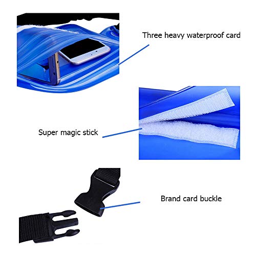 Docooler À prova d 'água de Natação Ao Ar Livre À Deriva Bolsa Saco Seco PVC Cintura Telefone Capa