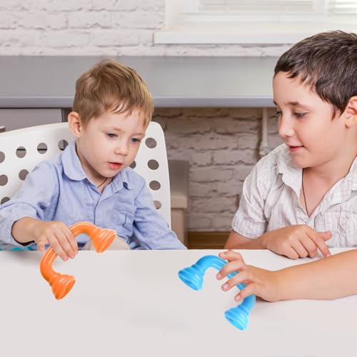 Dongcill 8 Stück Flüstertelefon,Telefonhörer Kinderspielzeug,Flüster-Lesetelefone zur Verbesserung der Nachahmungs- und Sprachfähigkeiten des Babys (A)