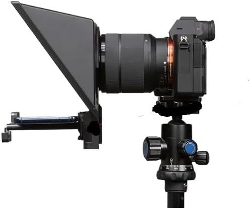 Compatible for FEELWORLD TP2A Mini Teleprompter 8 Inch Portable for Smartphone Tablet DSLR Camera Bluetooth Prompting