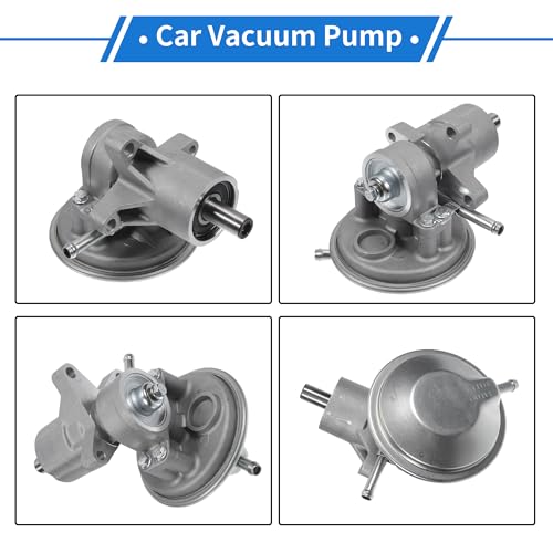 Bomba de vacío para freno No.97548186/290KT00030 Bomba de vacío para motor para Isuzu N-Series 2020-2023 Aleación de aluminio tono plateado 1 pieza miniatura 6
