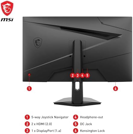 MSI 27" G274F 1920x1080 (FHD) 16:9 FLAT RAPID IPS 180HZ 1MS Adaptıve-Sync Gaming (Oyuncu) Monitör - Görsel 6