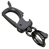 Juedarli Metal Multifunctional Car Key Chain,Bottle Opener,Package Opener,Car Keys Holder Carabiner