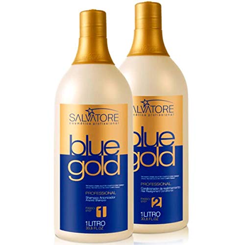 Salvatore Escova Progressiva Blue Gold (2x1 litro)