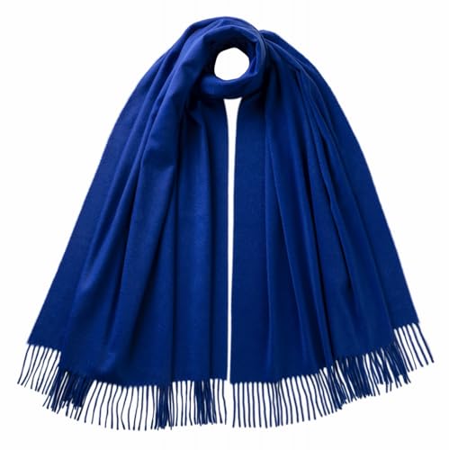 【公式】[JOHNSTONS(ジョンストンズ)]カシミアストール WA56 SD5209 BLUE STOLE