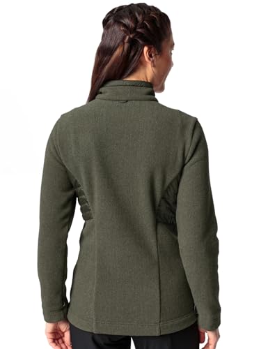 VAUDE Idris III 3-in-1 Parka Damen – Damen-Winterjacke wasserdicht, winddicht & atmungsaktiv mit Eco-Finish, Damen-Doppeljacke mit wärmender Hybrid-Innenjacke – in Khaki, Größe: 46