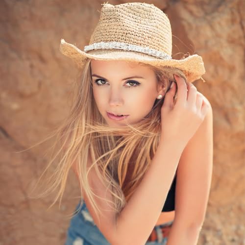 Image of Cowboy Hat Bands for Men and Women,Hatbands Belt for Cowboy /Western /Fedora /Cowgirl Hats Multicolor