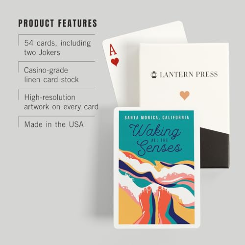 Naipes Poker Santa Monica Beach Bliss 52 cartas miniatura 3