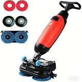 WYBYYDS Lavasciuga Pavimenti 3 in 1, 36 V 10000 mAh, Larghezza di Lavoro 43 cm, 2x250 W, Doppio Serbatoio 4,5 l/7,5 l, semovente per Pavimenti Misti. B