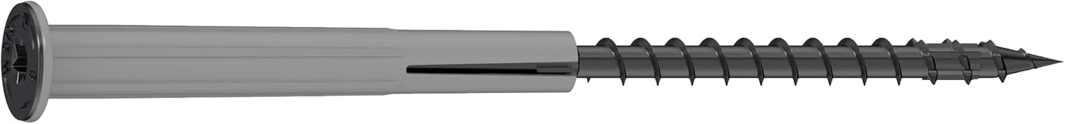 Simpson Strong-Tie SDPW19600-R50 Strong-Drive SDPW Deflector Screw 0.195 in. x 6 in. T40, 6-Lobe, E-Coat (50-Qty)