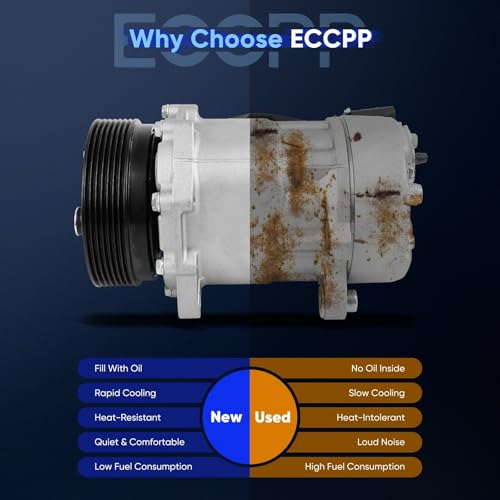 Image of ECCPP AC Compressor Direct Fit for Volkswagen Jetta L4 2.0L 2001-2003